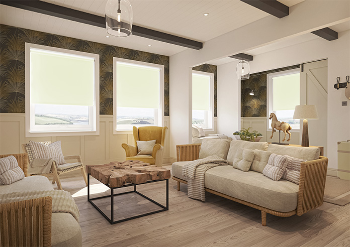 Trinity (Blackout), Ivory - Twist&Fit Roller Blind - Image 7